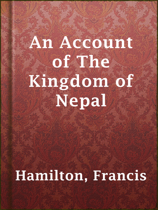 Title details for An Account of The Kingdom of Nepal by Francis Hamilton - Wait list